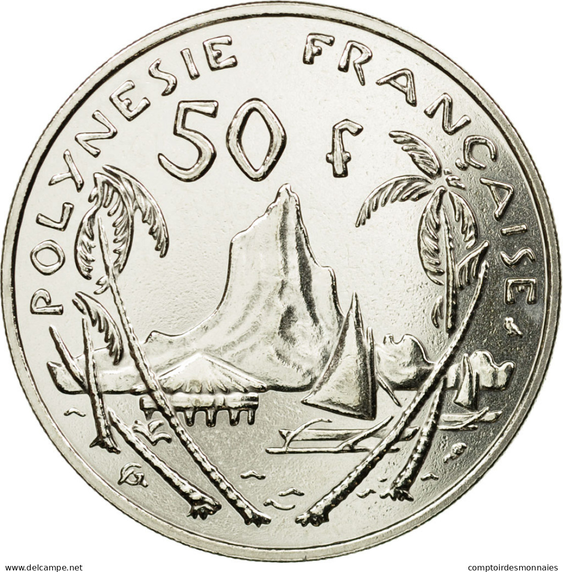 Monnaie, French Polynesia, 50 Francs, 1967, Paris, ESSAI, SUP+, Nickel, KM:E3 - Polynésie Française