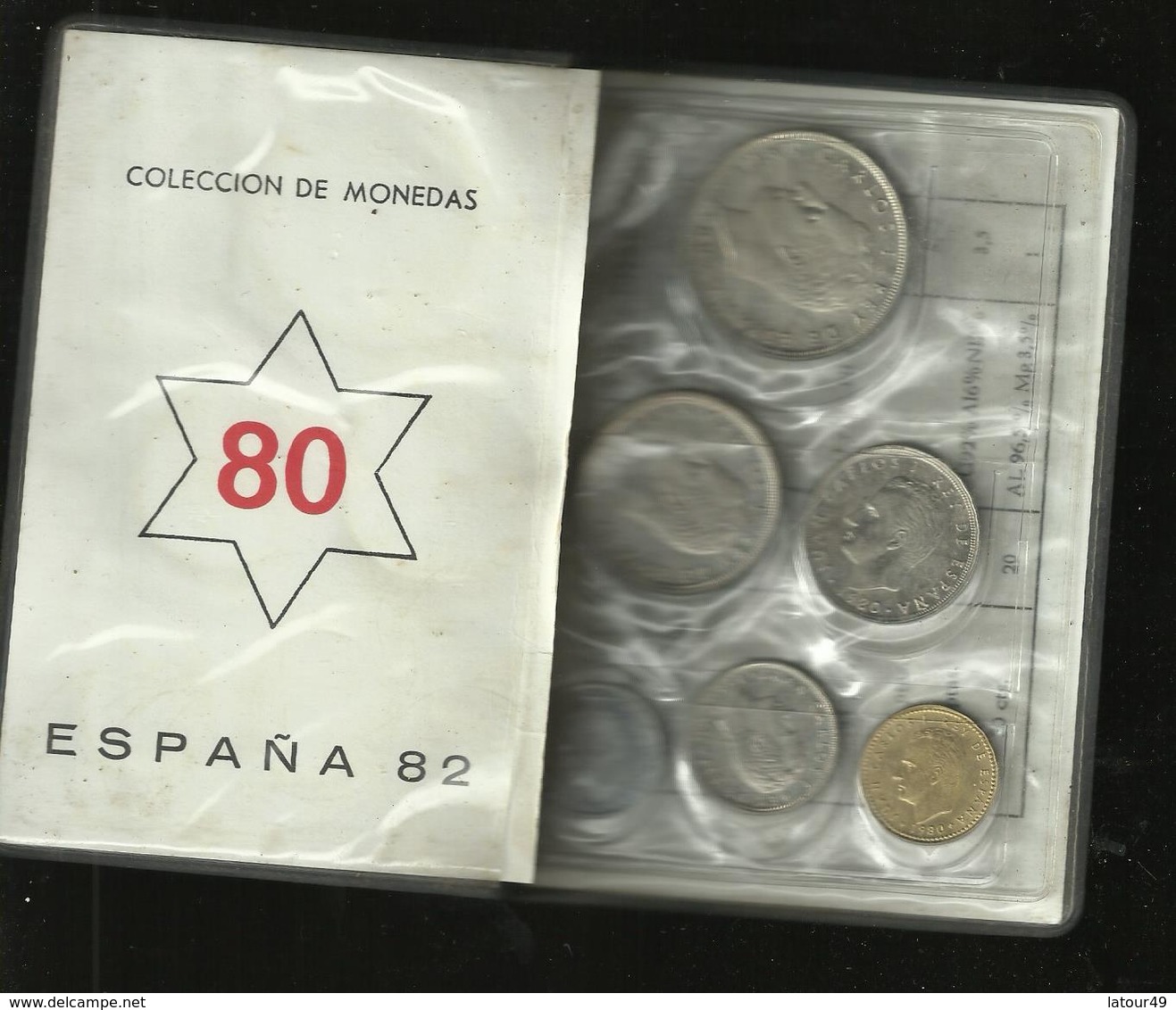 Pochette Neuve Monnais Espagne  Mundial 82  Serie Numismatica -  Collections