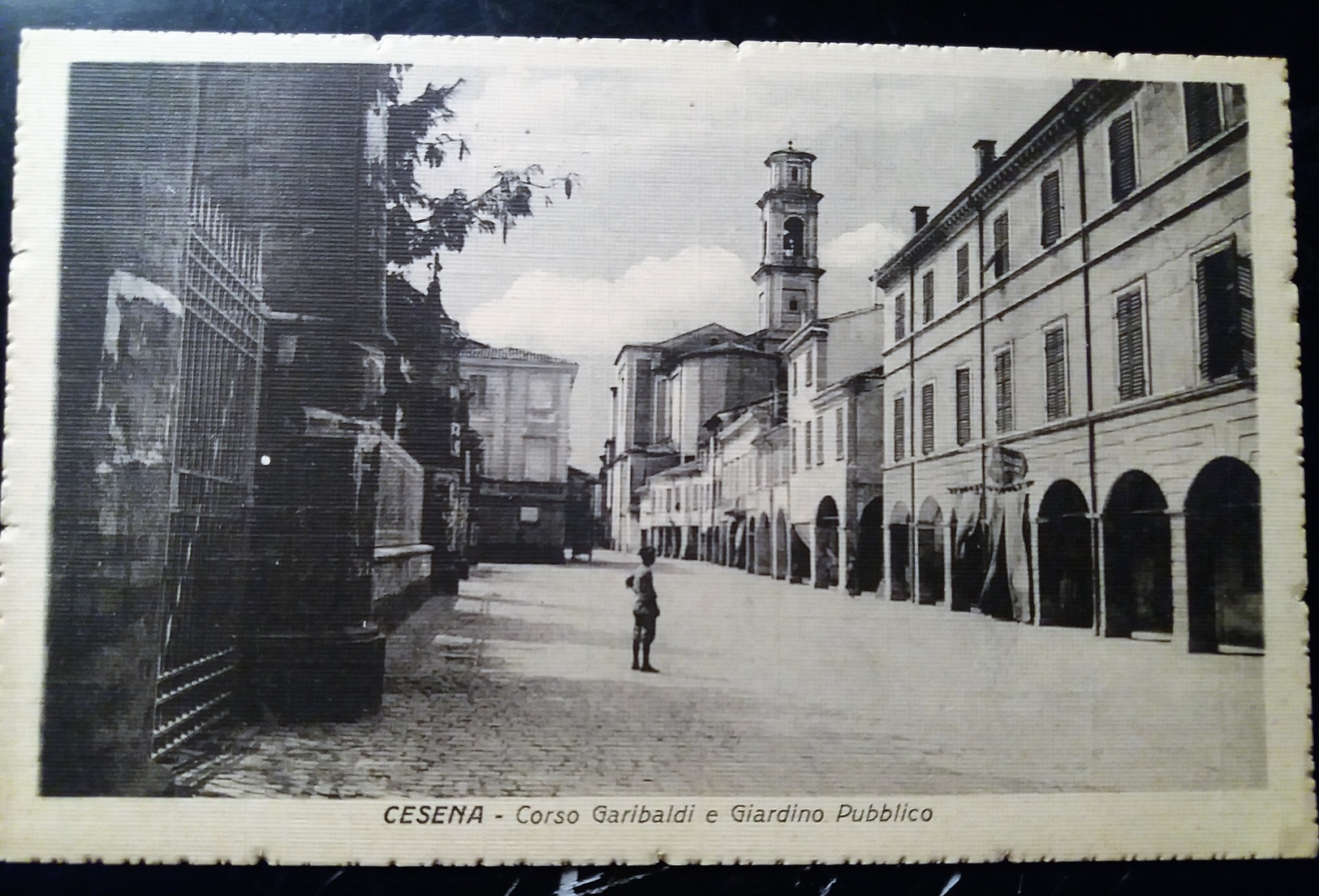 Cesena Corso Garibaldi E Giardino Pubblico - Cesena