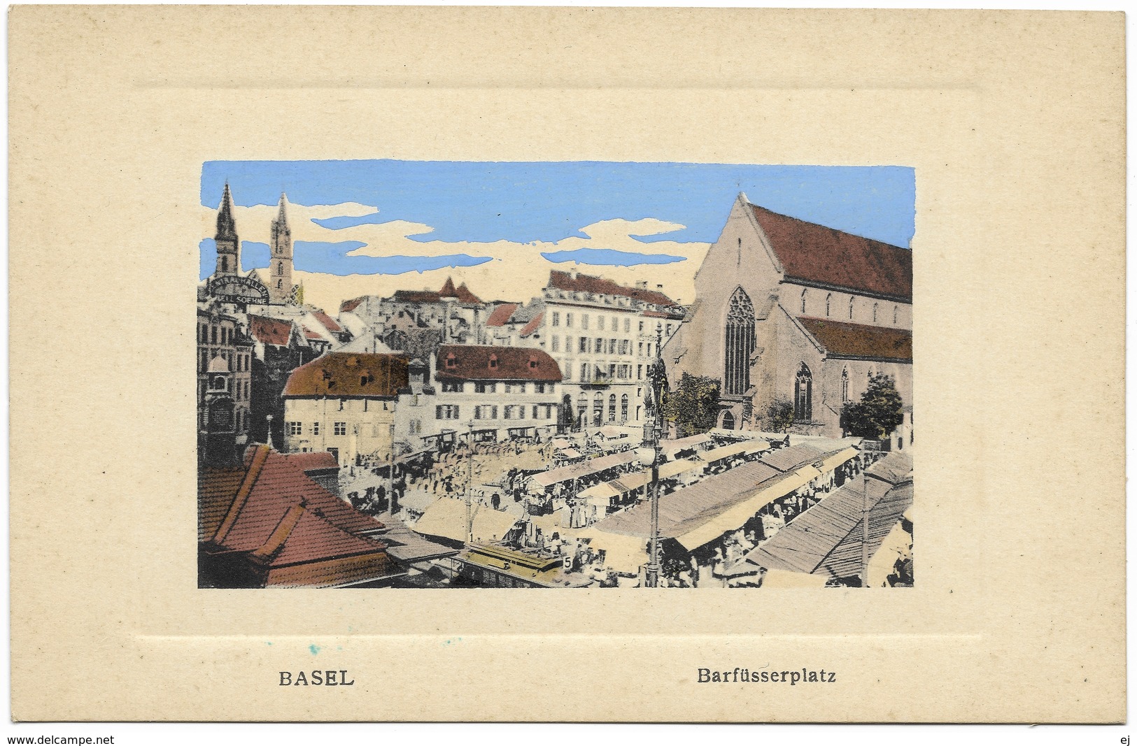 Basel Barfüsserplatz - Early Unused - Basel