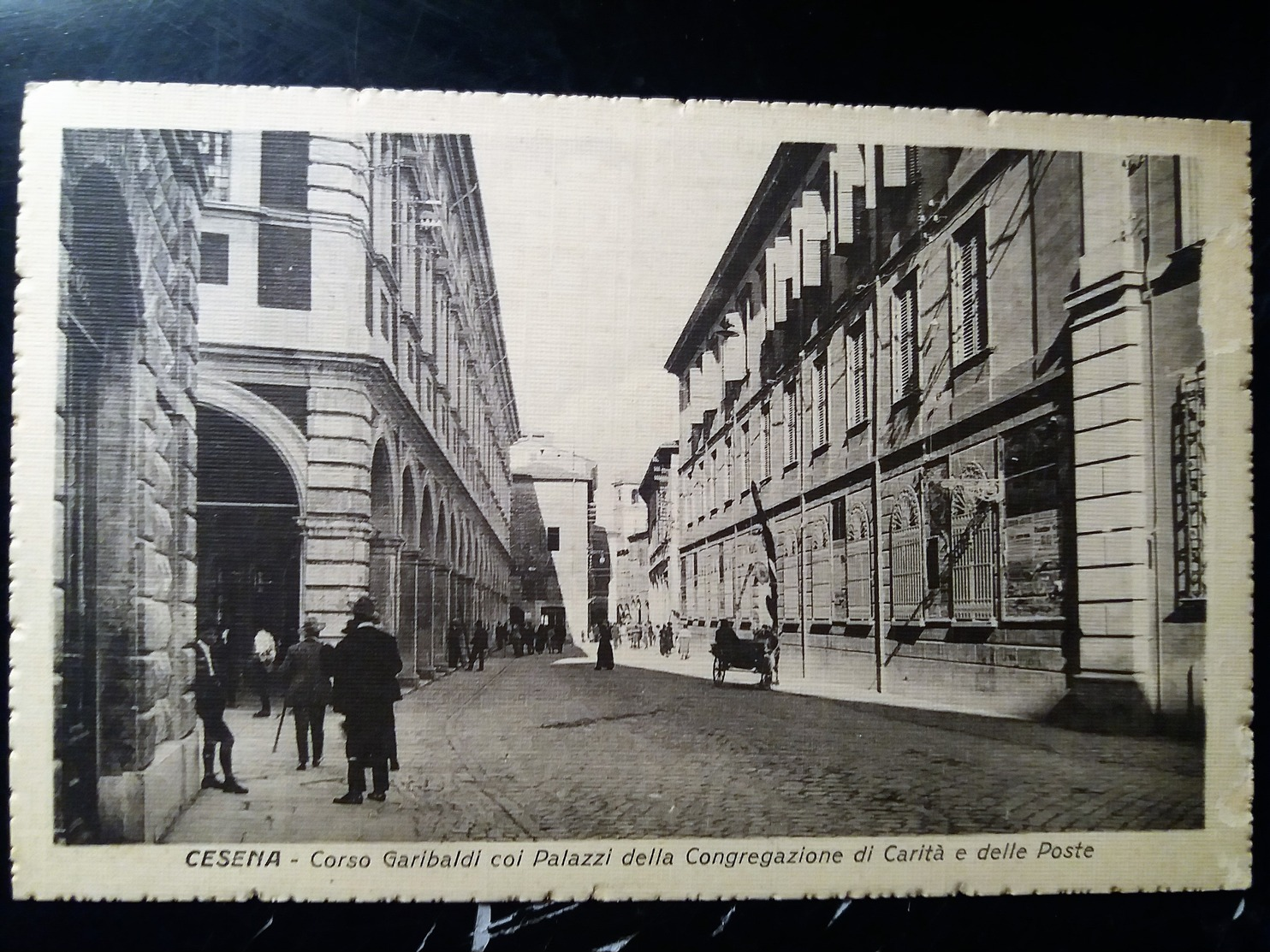 Cesena Corso Garibaldi Animata Palazzo Congregazione E Poste - Cesena