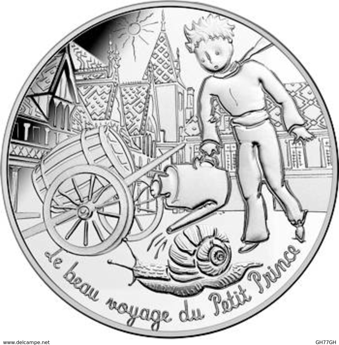 Pièce 10 Euros Argent* "Le Beau Voyage Du Petit Prince" -monnaie De Paris - France