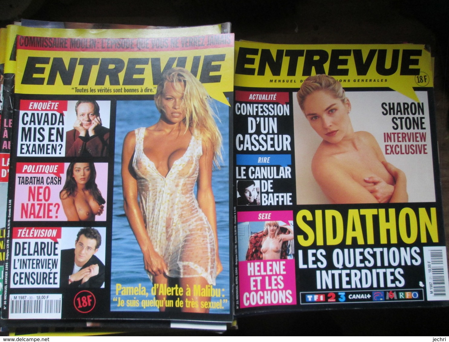 Lot De 55 Revues Entrevue - People