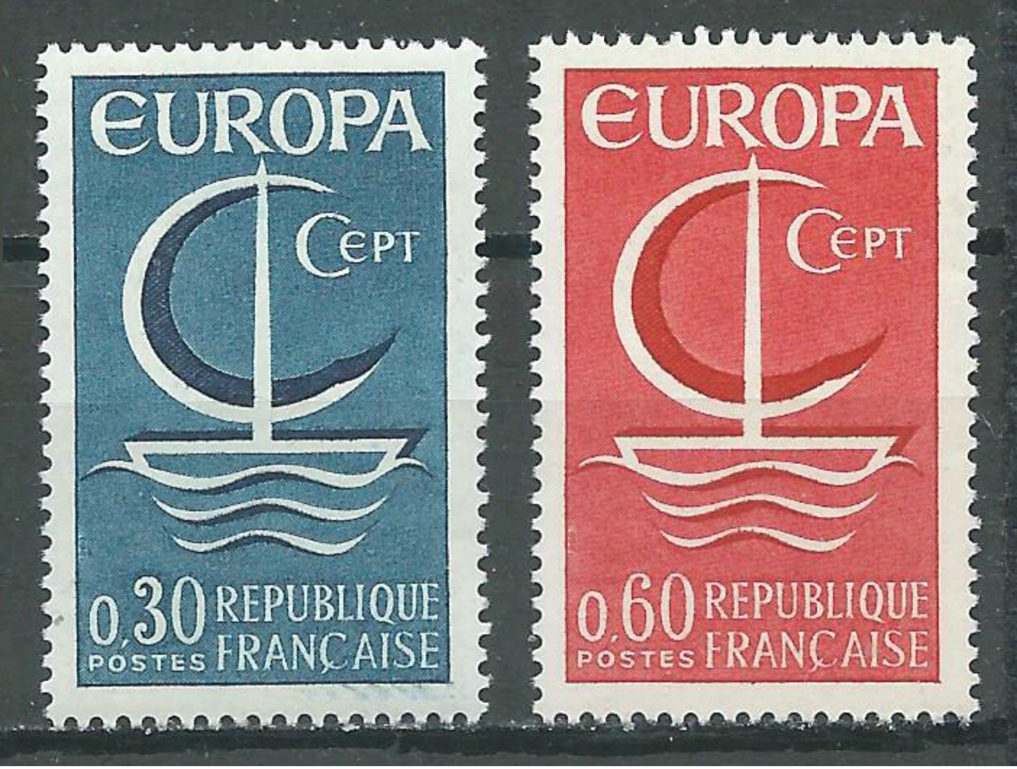 France YT N°1490/1491 Europa 1966 Neuf ** - Neufs