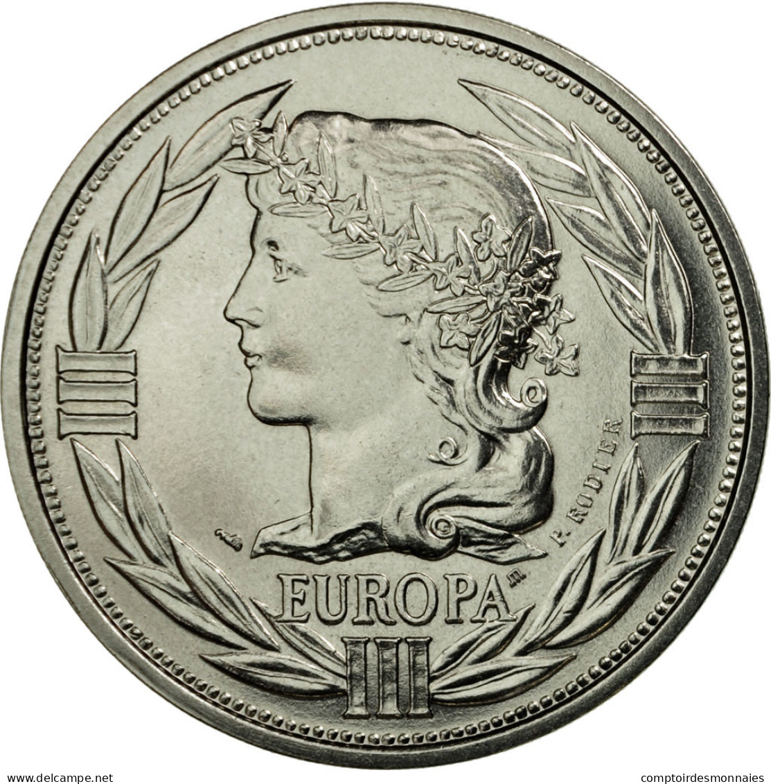 France, Médaille, Ecu Europa, Marianne, 1989, Rodier, FDC, Copper-nickel - Autres & Non Classés