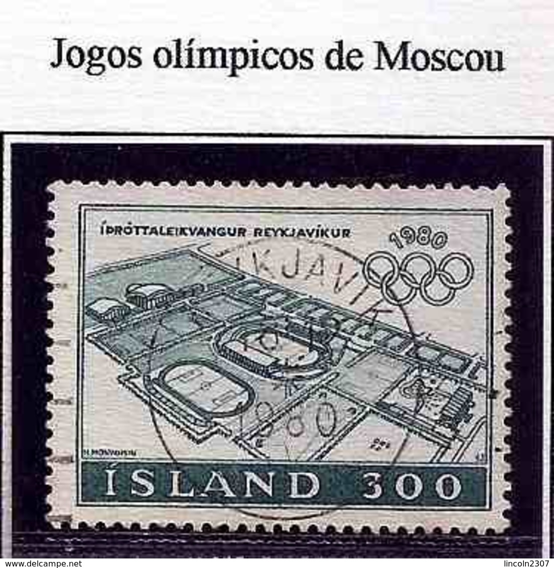 LSJP ICELAND MOSCOW 1980 OLIMPIC GAMES - Gebraucht