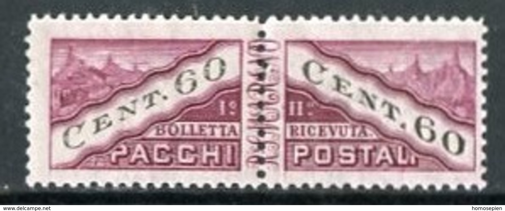 Saint Marin - San Marino Colis Postaux 1945-47 Y&T N°CP22 - Michel N°PK22 ***- 60c Série Courante - Parcel Post Stamps