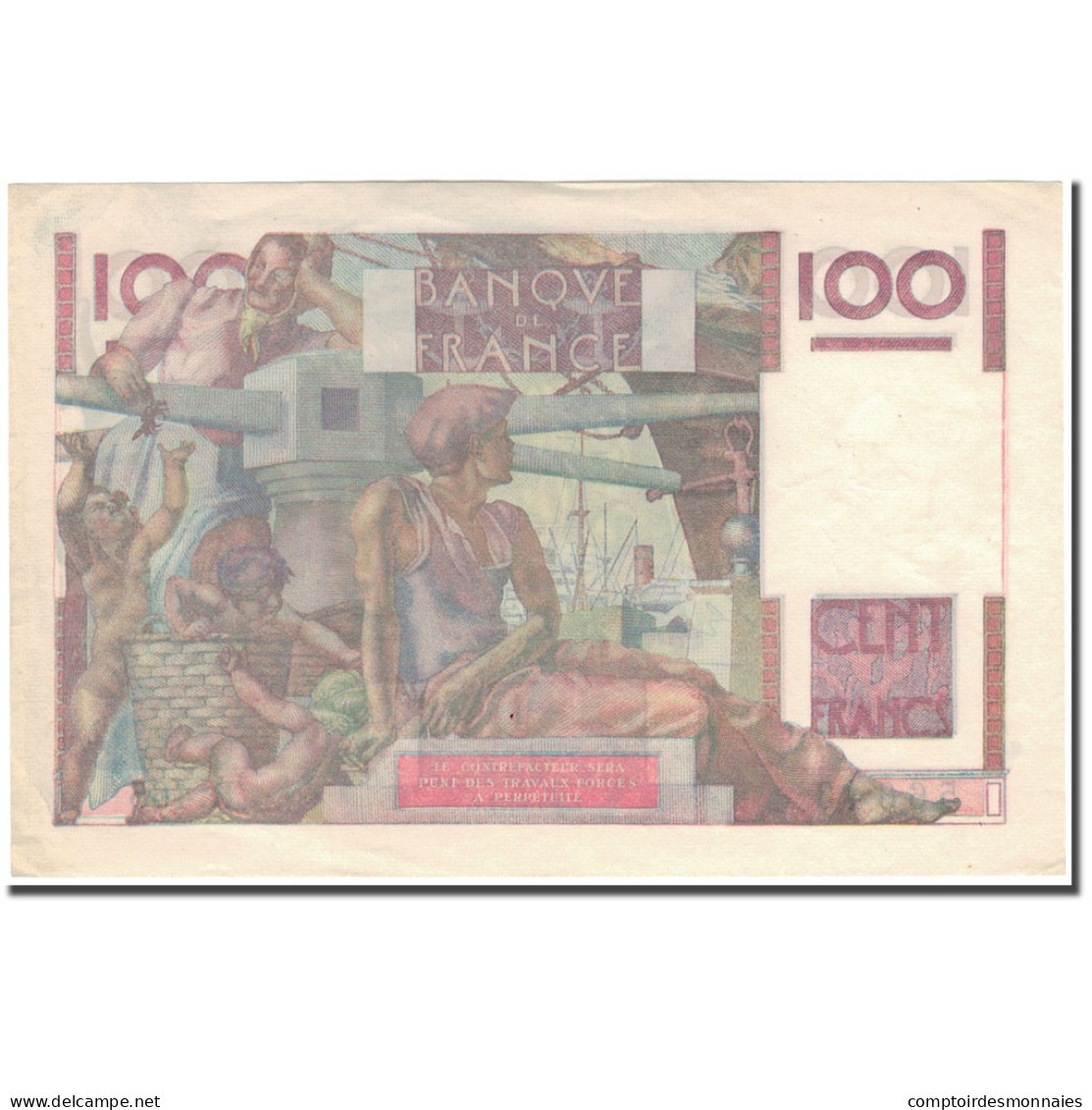 France, 100 Francs, 100 F 1945-1954 ''Jeune Paysan'', 1952-09-04, SUP - 100 F 1945-1954 ''Jeune Paysan''