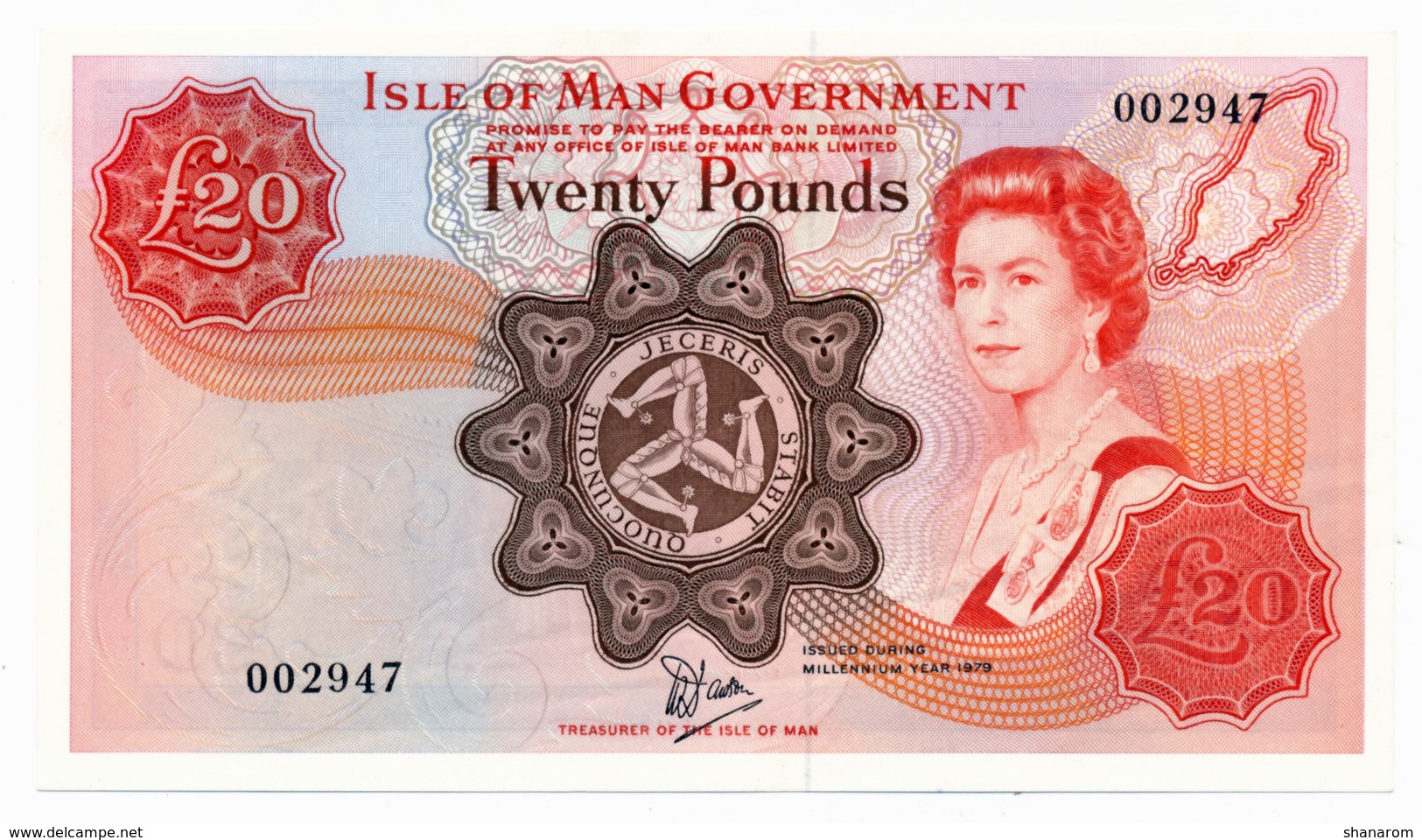 ISLE Of MAN GOVERNMENT // 20 Pounds // UNC - 20 Pounds