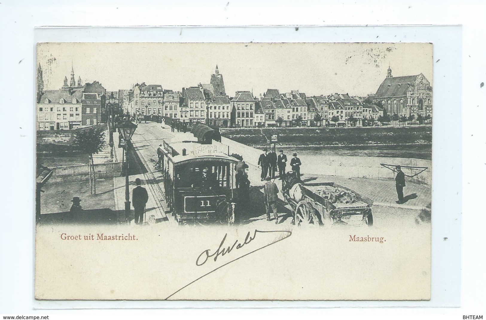 Maastricht Maasbrug Groet Uit ( Tram ) - Maastricht