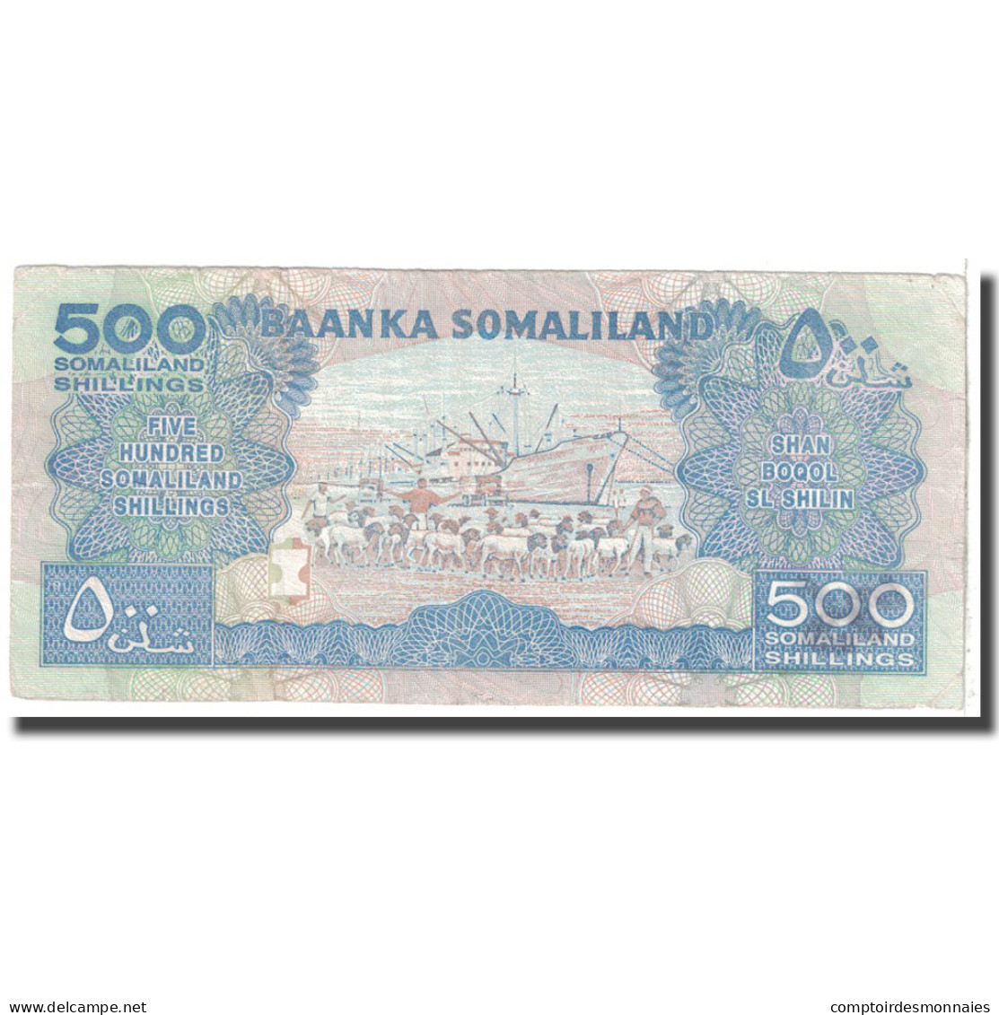 Billet, Somaliland, 500 Shillings = 500 Shilin, 2011, KM:6h, TTB - Somalia