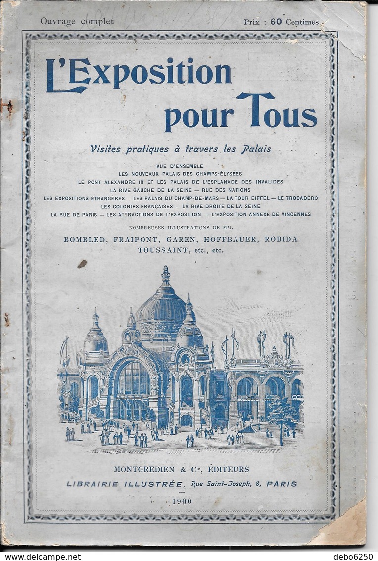 L'Exposition Pour Tous   1900  Guide De Visite - Dépliants Turistici