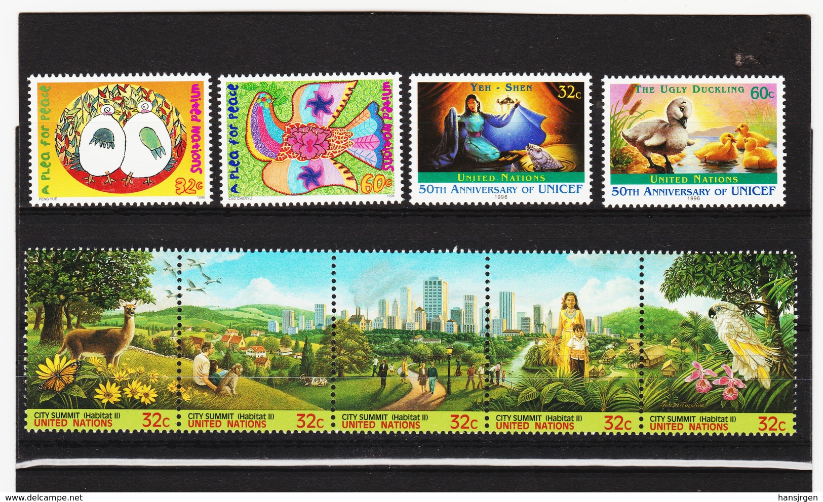 VV883 UNO NEW YORK  1996 MICHL 711/15 + 718/21 ** Postfrisch Siehe ABBILBUNG - Ungebraucht