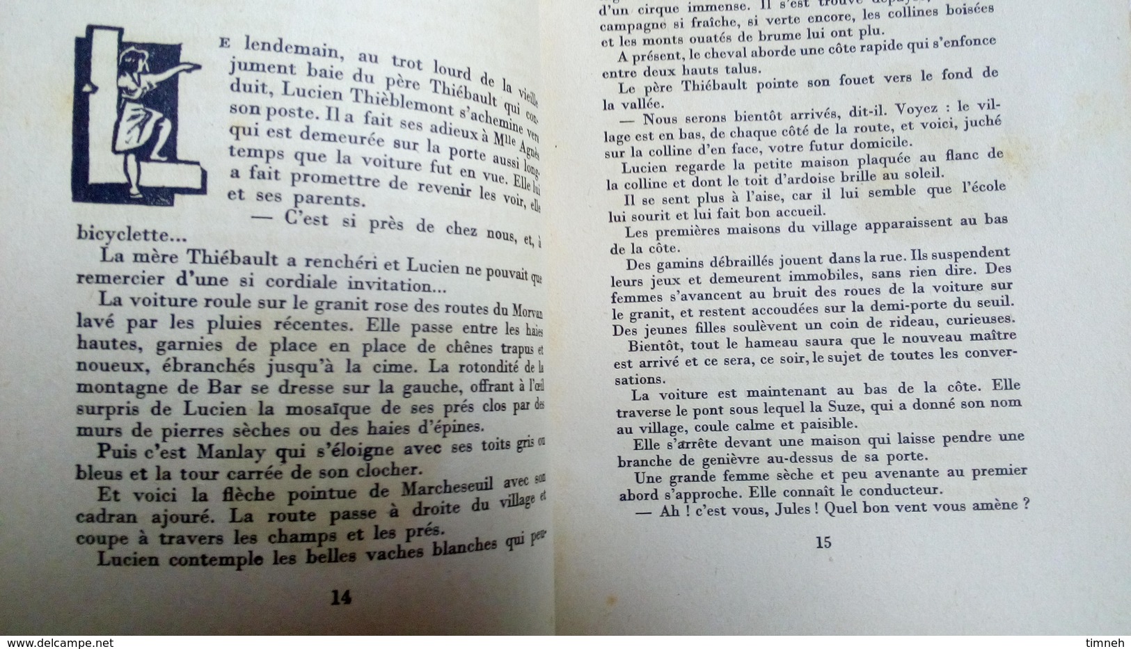 MORVAN Serre D'amour 1947 LOUIS COIFFIER - LINOS ORIGINAUX DE JEAN FRANCOIS - Roman - - Bourgogne