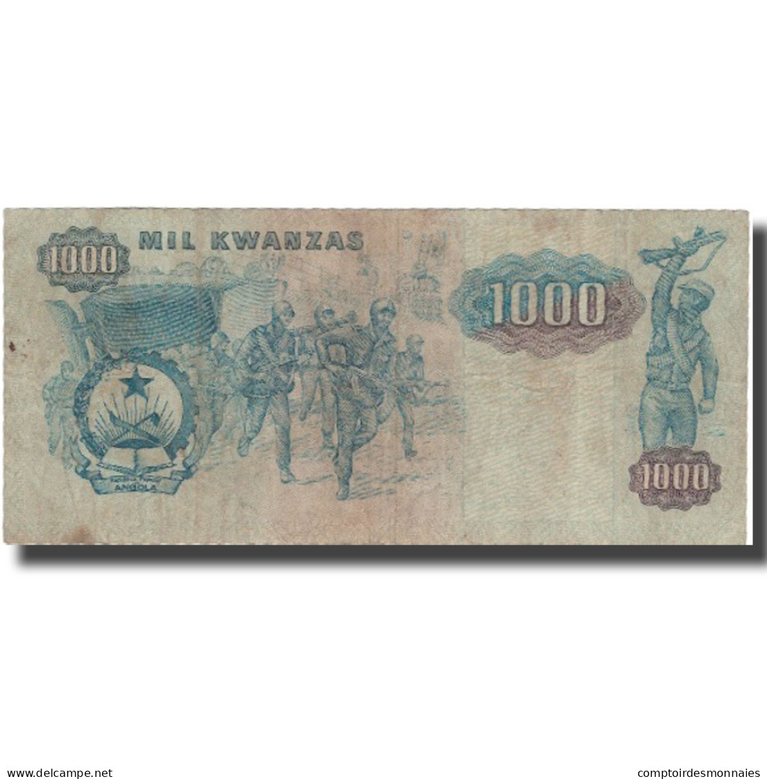 Billet, Angola, 1000 Kwanzas, 1987, 1987-11-11, KM:121b, TTB - Angola