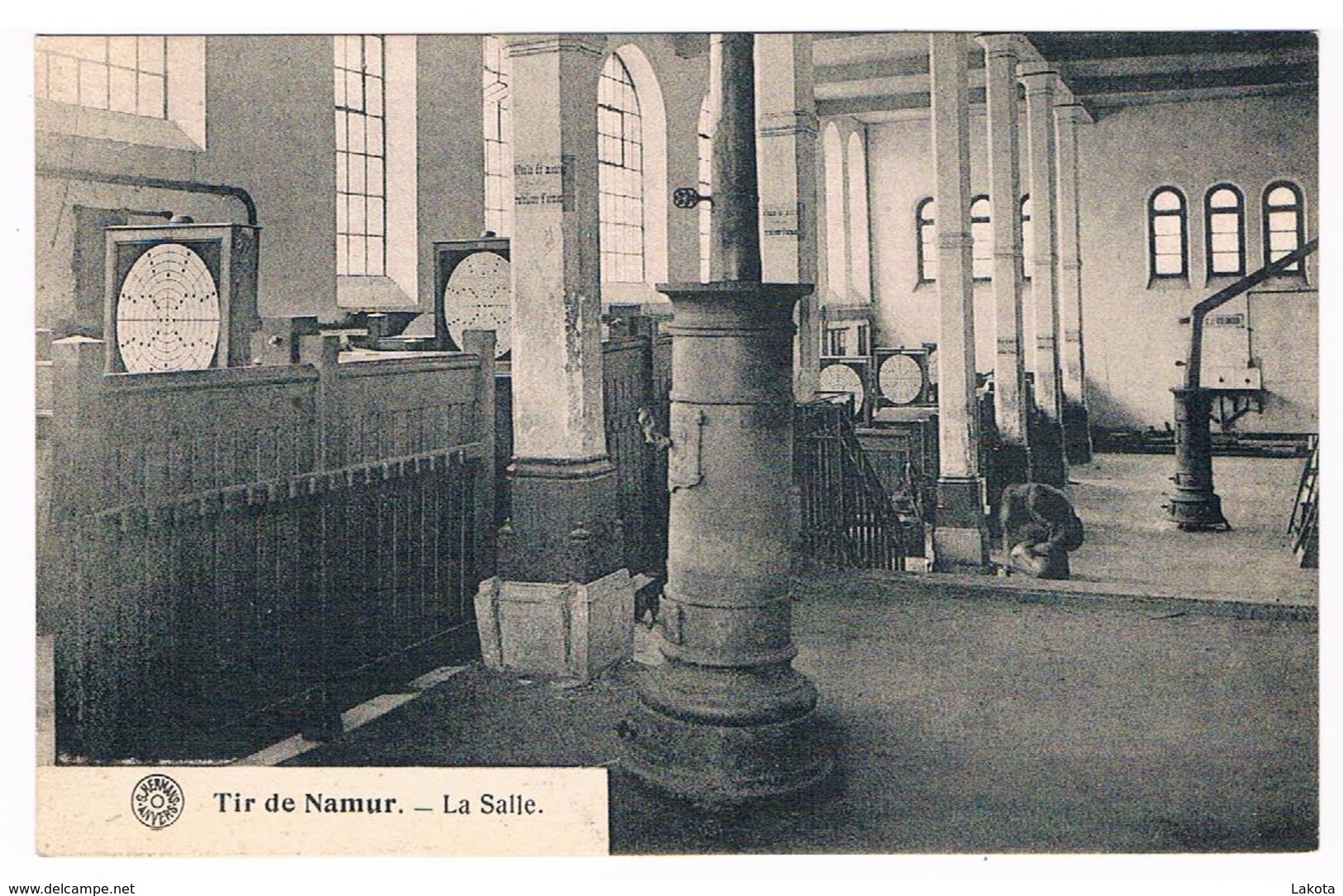 CPA : NAMUR - Salle De Tir à RONET - Intérieur Avec Les Cibles - Namur