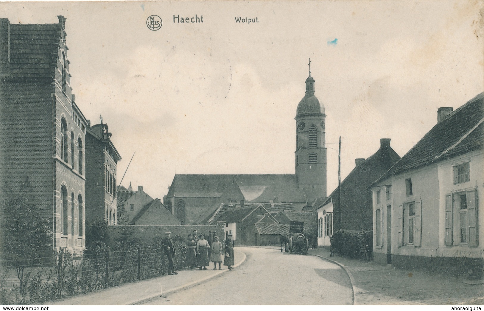 485/27 -- Carte-Vue Animée De HAECHT - ST KATELIJNE WAVER 15 IX 1914 Vers GENT - PREMIERS MOIS DE GUERRE - Andere & Zonder Classificatie