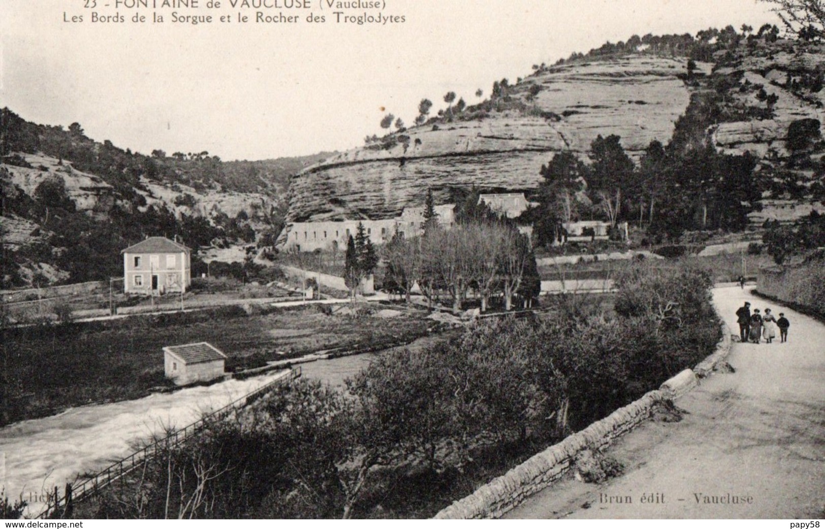 [84] Vaucluse > Non Classés Fontaine De Vaucluse Les Bords De La Sorgue - Other & Unclassified