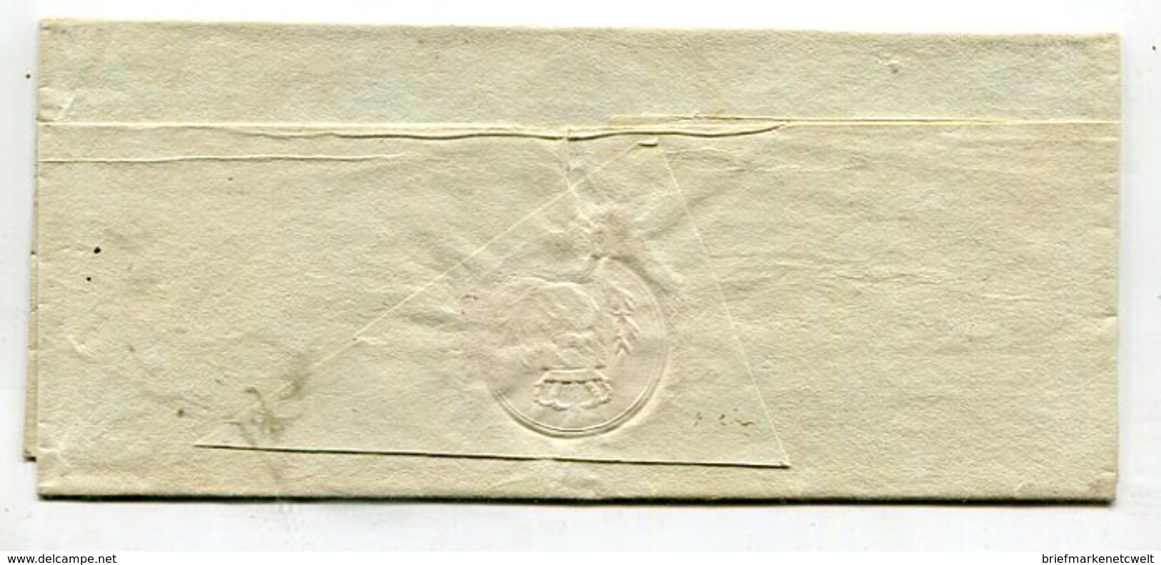 Bayern / 1815 / Vorphila-Briefhuelle L2-Stempel R.3.WUERZBURG (25343) - Préphilatélie