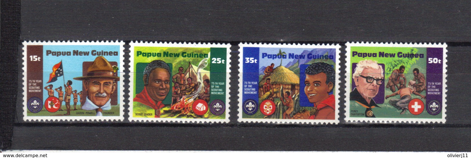 PAPOUASIE Nll GUINEE N° 426 à 429 Neufs** Cote 4€ - Papouasie-Nouvelle-Guinée