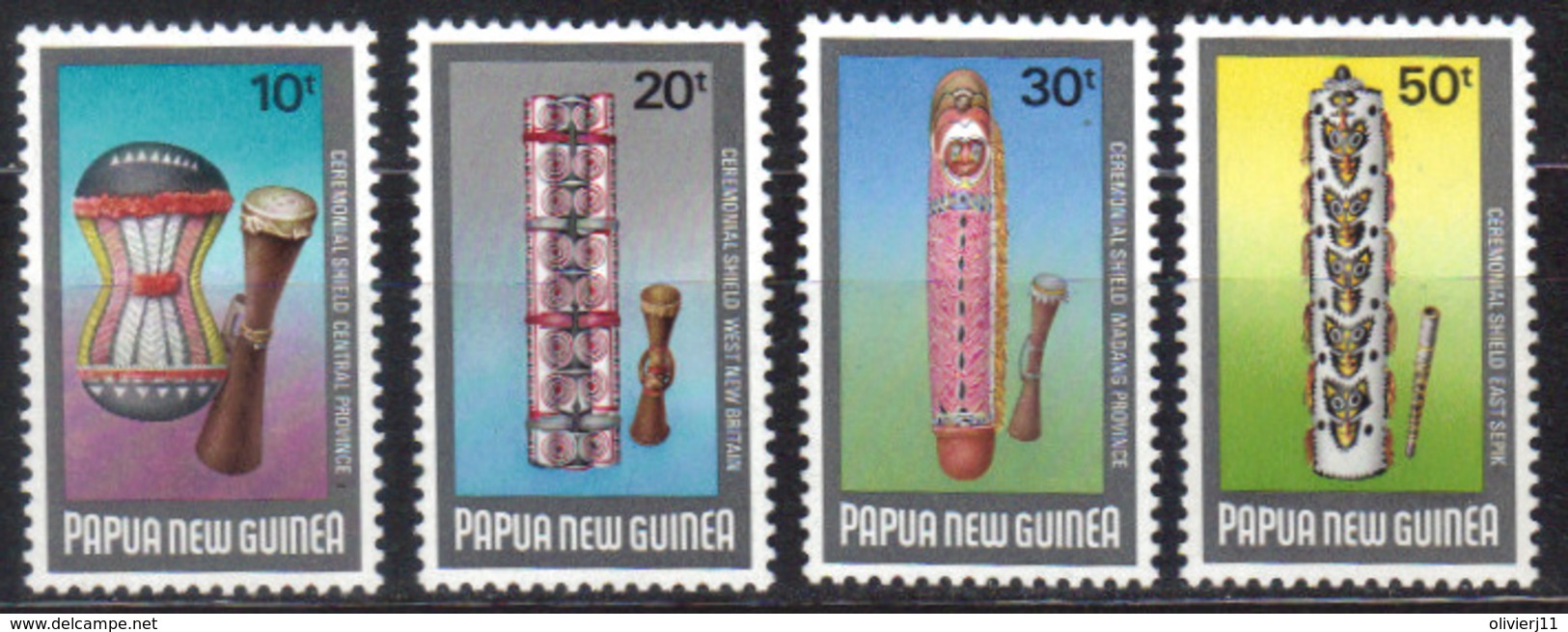 PAPOUASIE Nll GUINEE N° 478 à 481 Neufs** Cote 5€ - Papúa Nueva Guinea