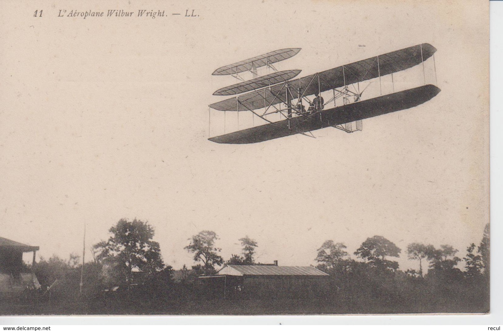 AVIATION - 11 - L'Aéroplane Wilbur Wright - L.L. - ....-1914: Precursori