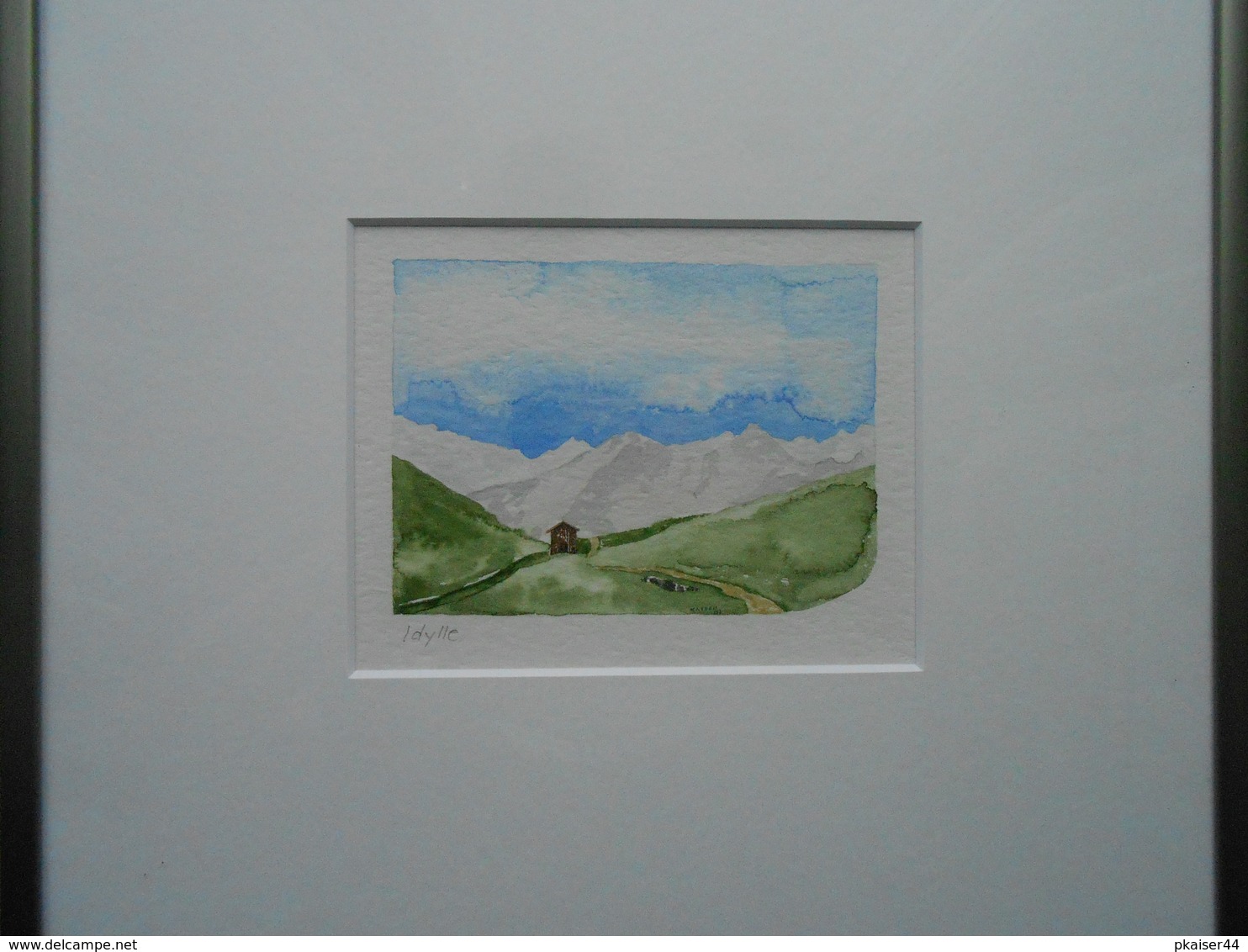 Aquarell CH "IDYLLE" GR - 300 € - (R) - Acquarelli