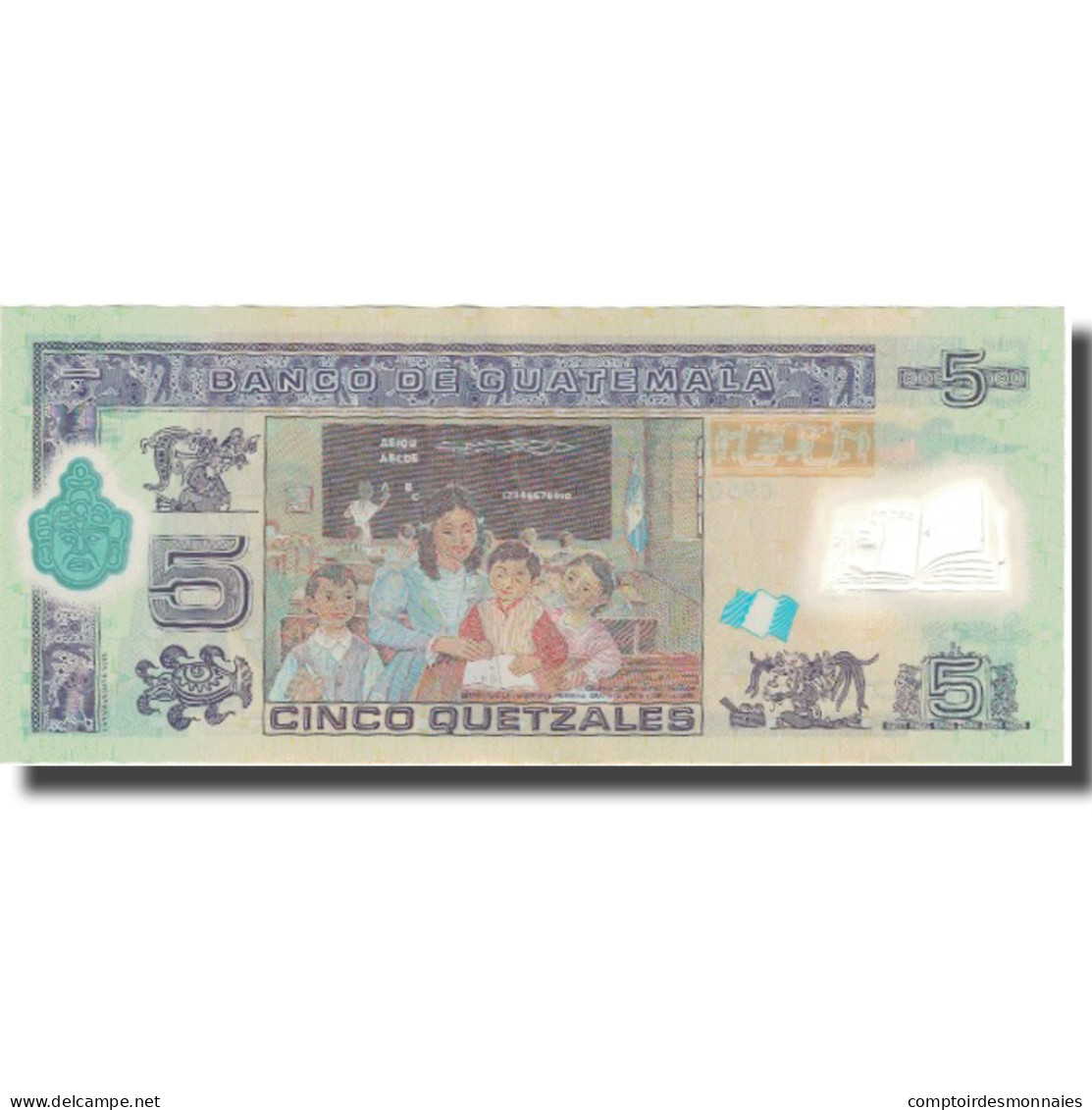 Billet, Guatemala, 5 Quetzales, 2011, 2011-05-11, KM:122b, TTB - Guatemala