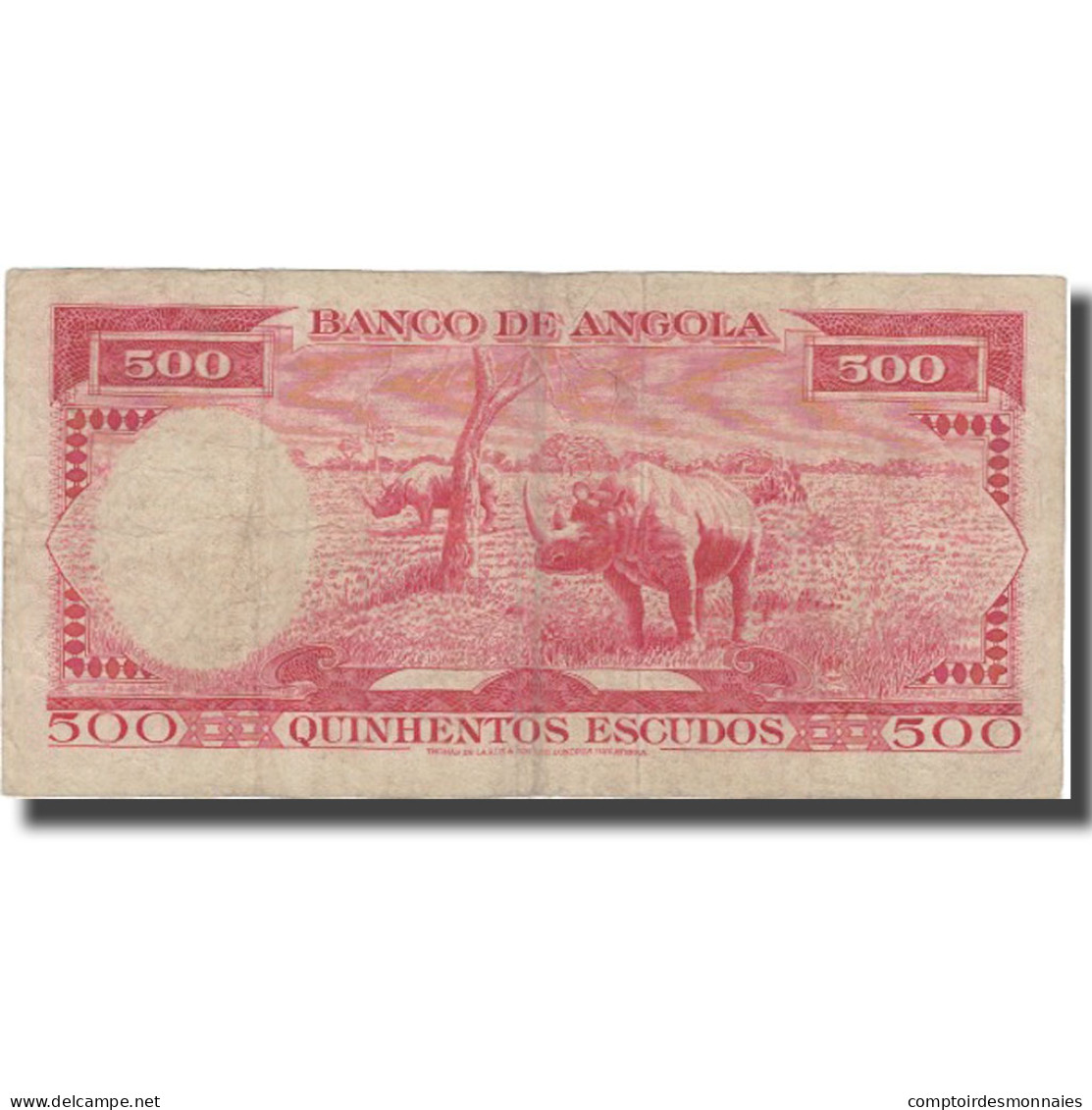 Billet, Angola, 500 Escudos, 1970, 1970-06-10, KM:97, TTB - Angola