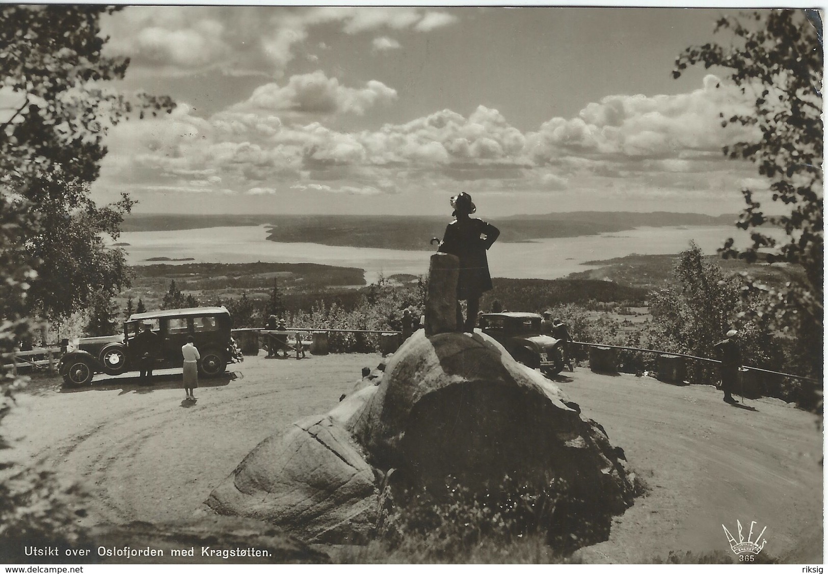 Utsikt Over Oslofjorden Med Kragstøtten. Norway -Sent To Denmark 1939    # 05923 - Norway