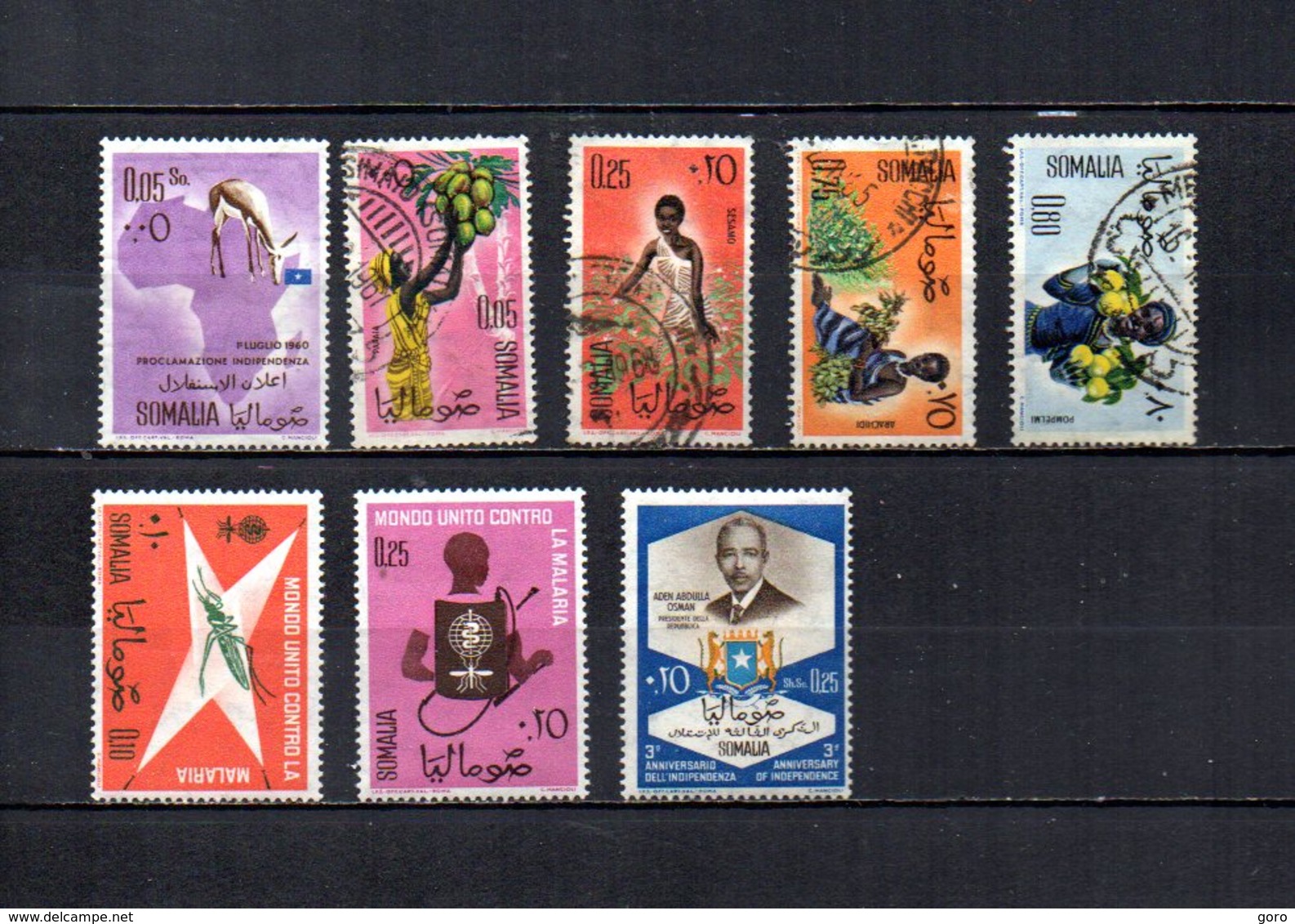 Somalia,  Rep.   1960-63  .   Y&T  Nº    2-9/10-15/16-22/23-29 - Somalia (1960-...)