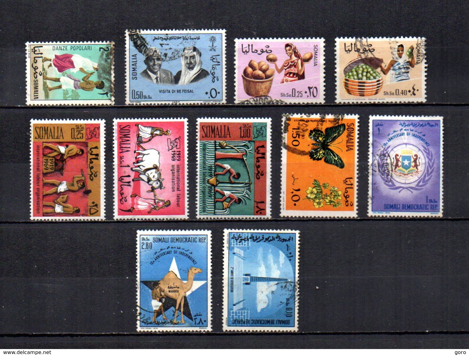 Somalia,  Rep.   1967-71  .   Y&T  Nº    69-74-85-87-107/109-115-122/123-138 - Somalia (1960-...)