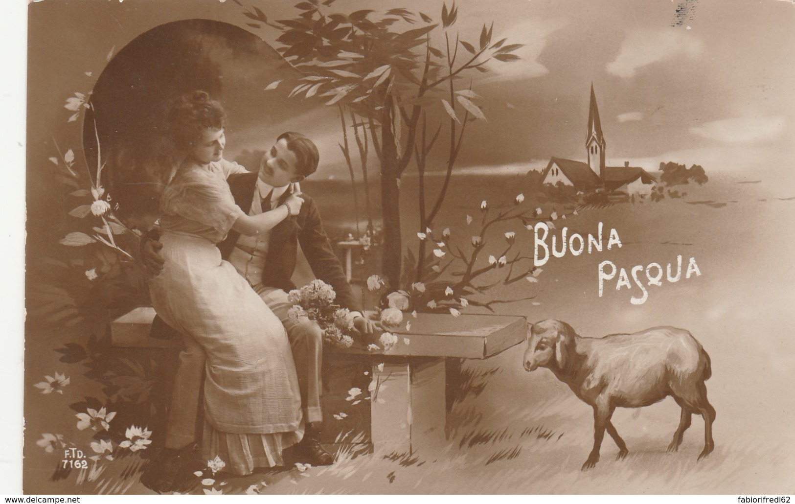 CARTOLINA NON VIAGGIATA PRIMI 900 BUONA PASQUA (LN622 - Pasqua