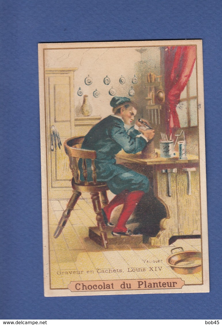 38 - Chromos Chocolat Du Planteur Graveur En Cachets - Autres & Non Classés