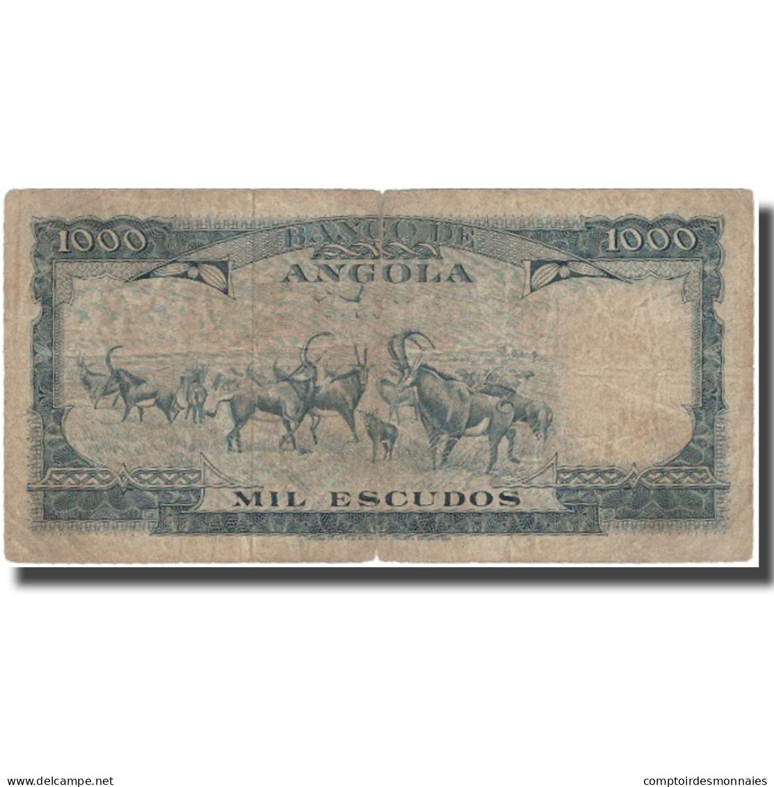 Billet, Angola, 1000 Escudos, 1970, 1970-06-10, KM:98, B - Angola