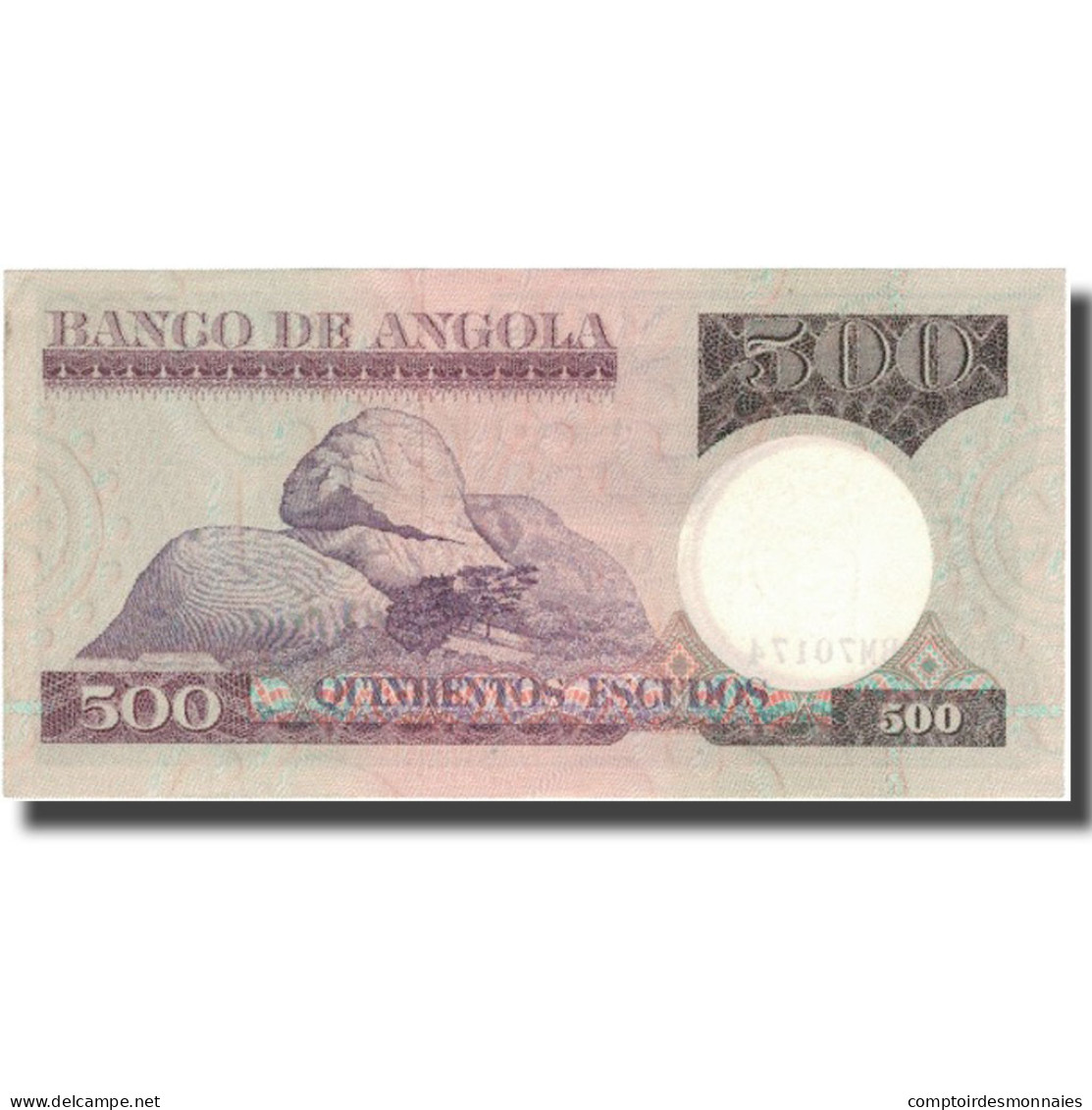 Billet, Angola, 500 Escudos, 1973, 1973-06-10, KM:107, SPL - Angola