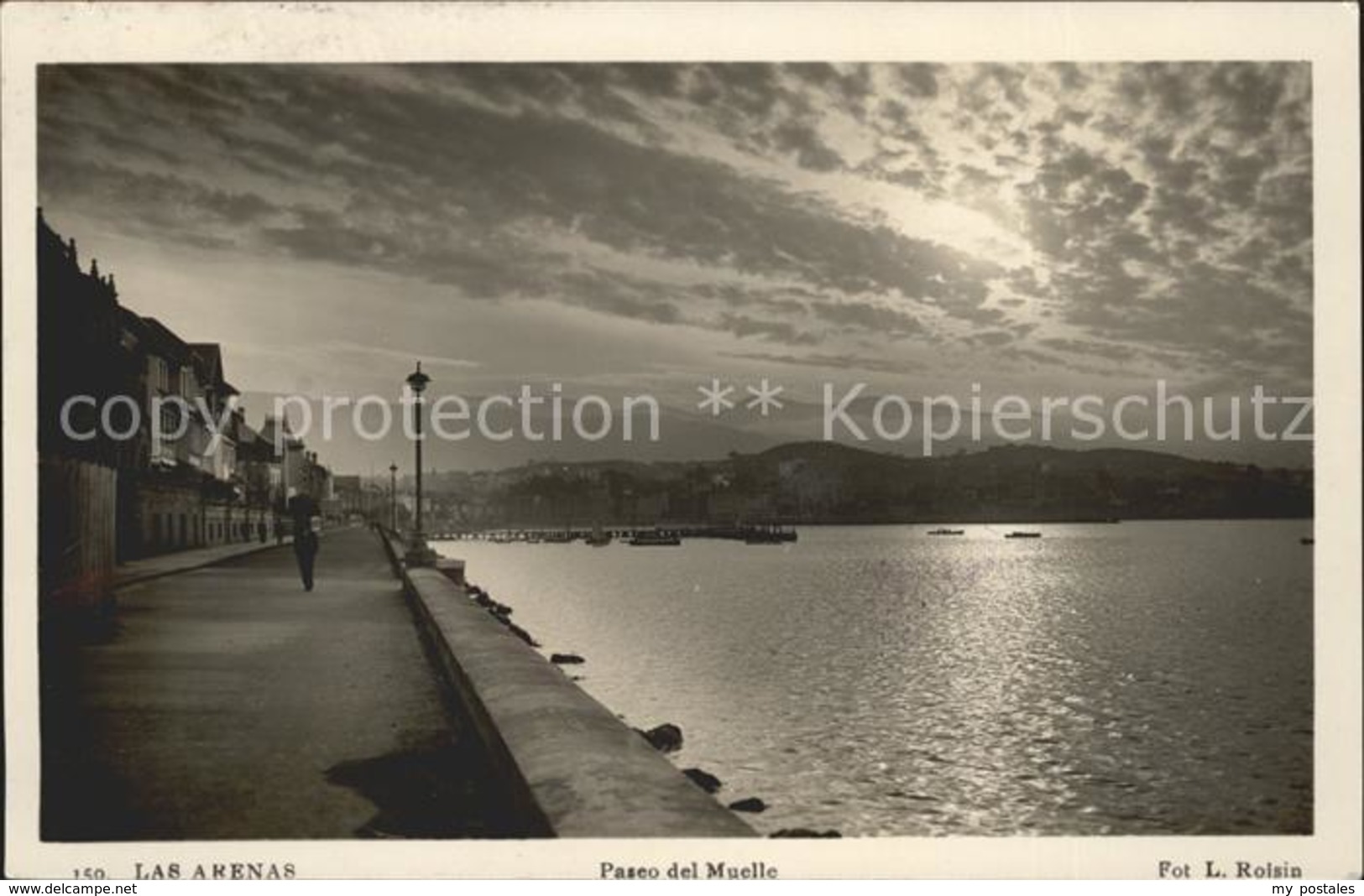 11717562 Las Arenas Paseo Del Muelle Abendstimmung Spanien - Autres & Non Classés