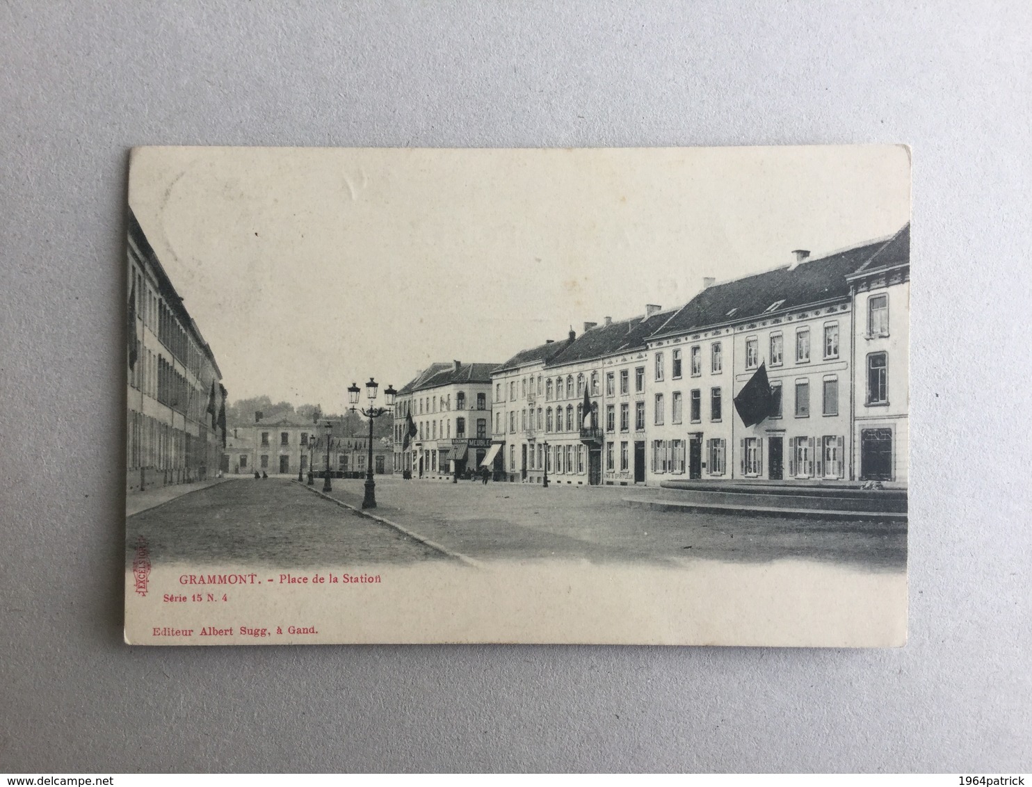 GERAARDSBERGEN 1904  GRAMMONT  PLACE DE LA STATION   SUGG SERIE 15 N° 4 - Geraardsbergen