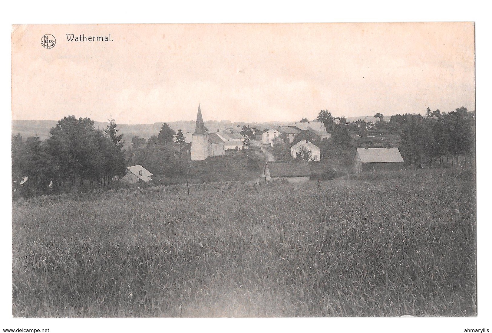 Wathermal Panorama Bon état Cachet Troisvierges 1919 - Gouvy