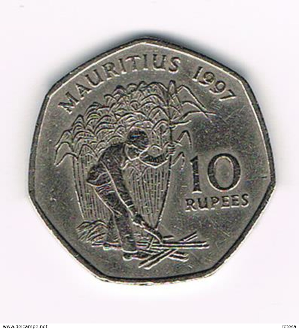 &  MAURITIUS  10 RUPEES   1997 - Mauritius