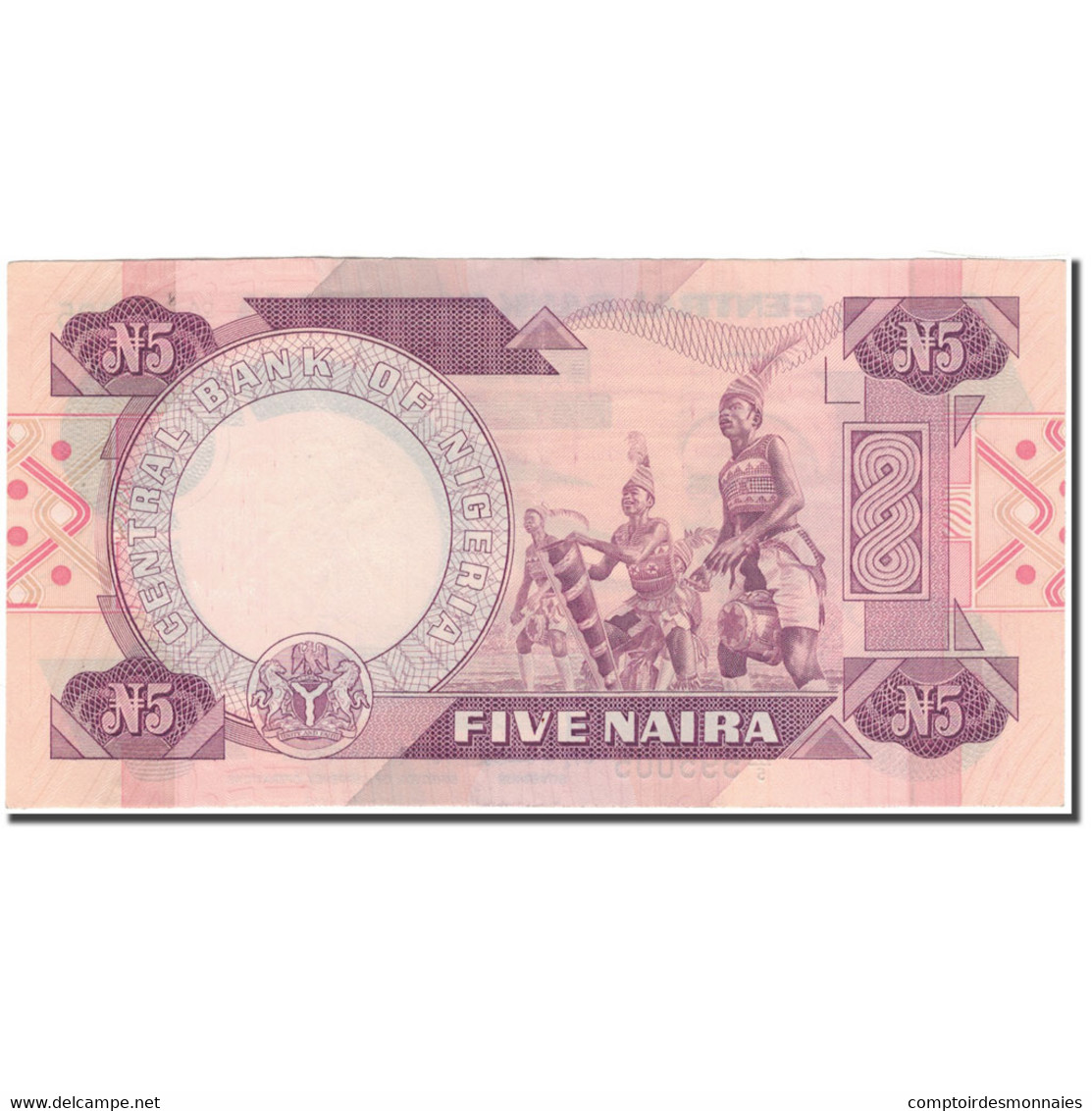 Billet, Nigéria, 5 Naira, KM:24c, TTB+ - Nigeria