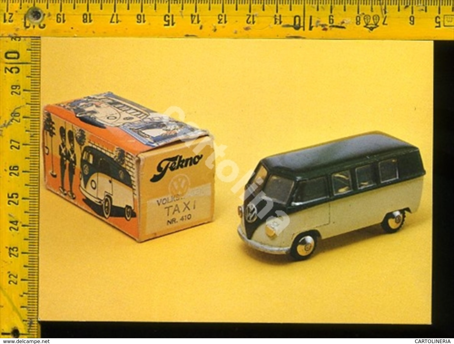 Cartolina Postcard Tekno Toys Auto VW Taxi - Altri & Non Classificati