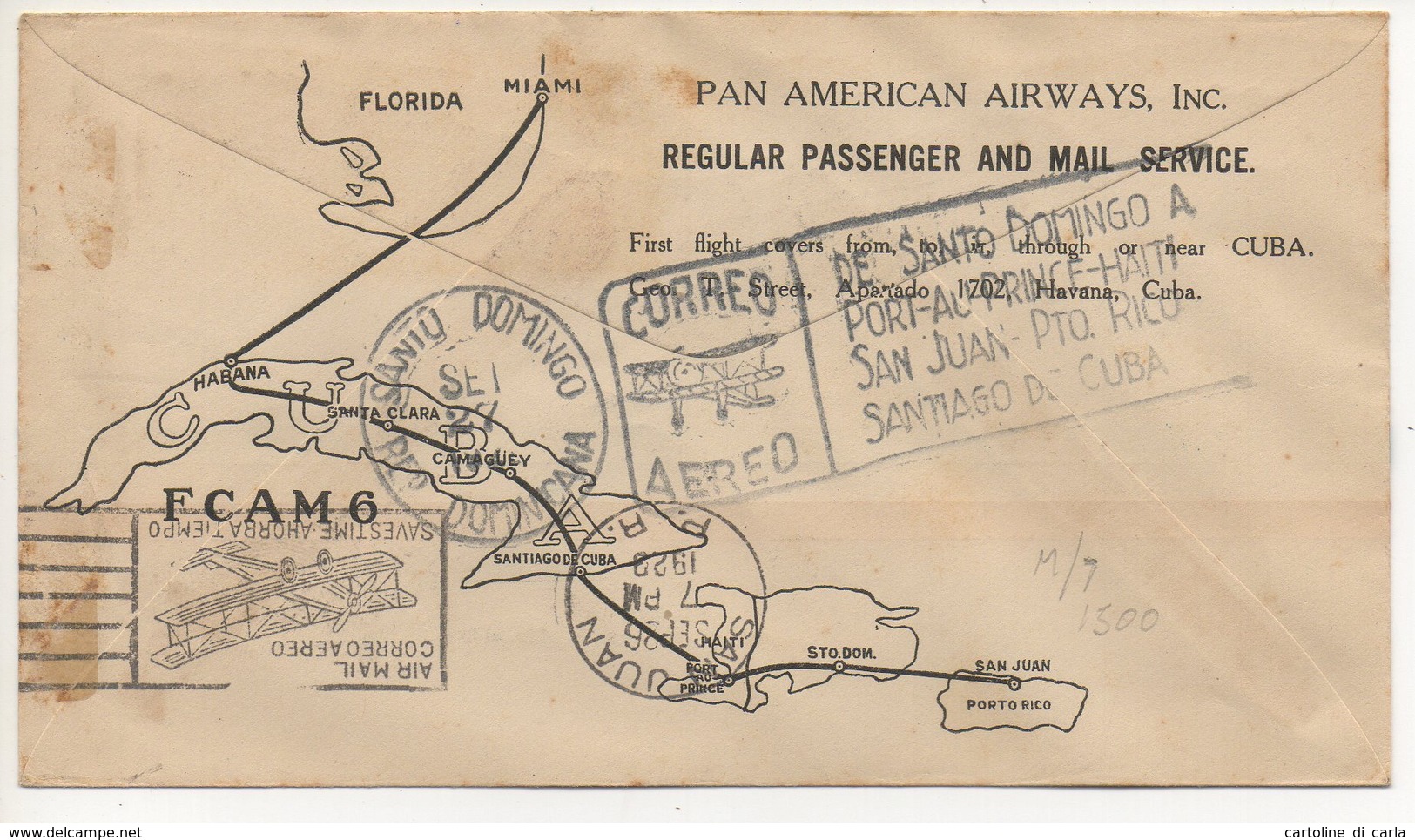 AIR MAIL LETTER 1' Volo Del 26 09 1929 #52 - Trindad & Tobago (1962-...)