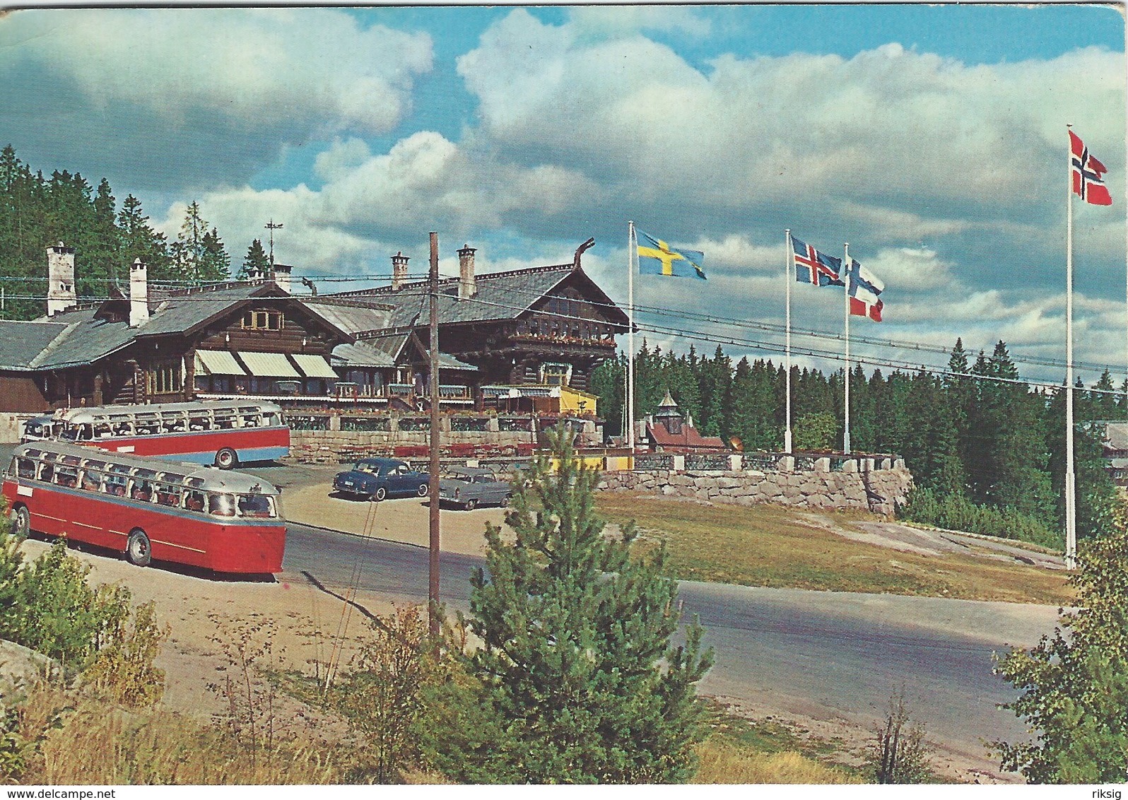 Norway  Oslo - Frogneseteren  Restaurant. Sent To Denmark 1961.  # 05986 - Norway