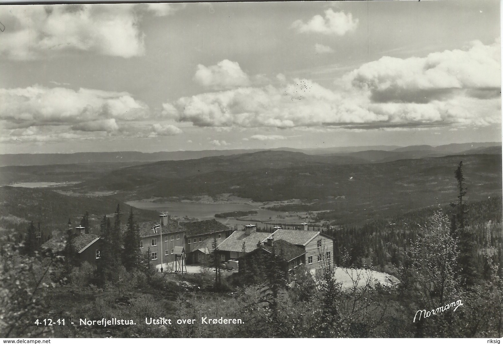 Norway - Norefjellstua. Utsikt Over Krøderen.   Sent To Denmark 1952   B-3248 - Norwegen