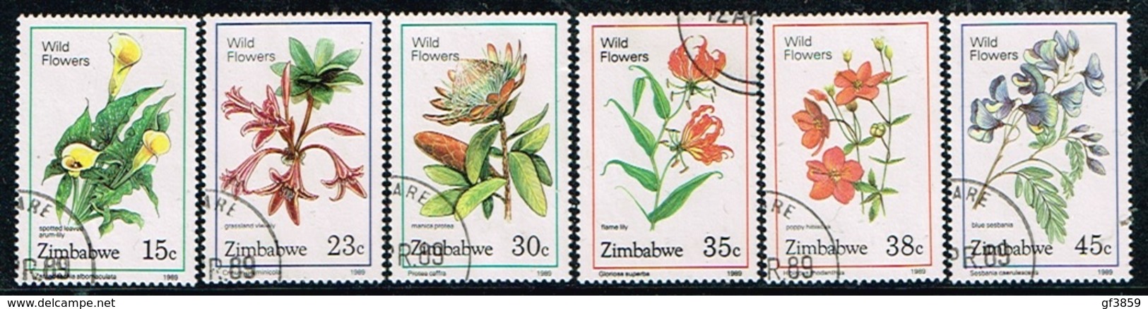 ZIMBABWE /Oblitérés/Used/1989 - Fleurs Sauvages - Zimbabwe (1980-...)