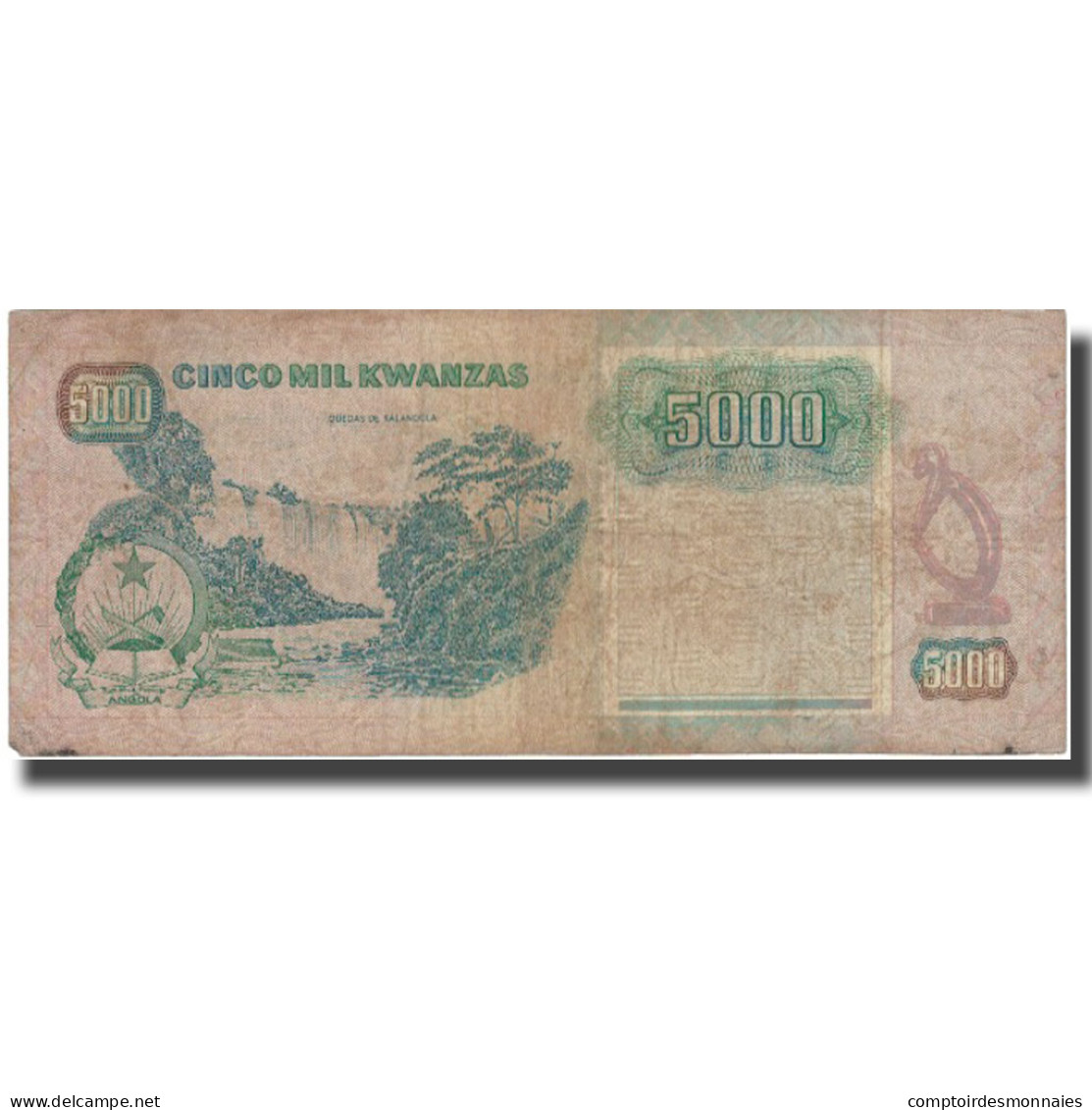 Billet, Angola, 5000 Kwanzas, 1991, 1991-02-04, KM:130b, TB+ - Angola