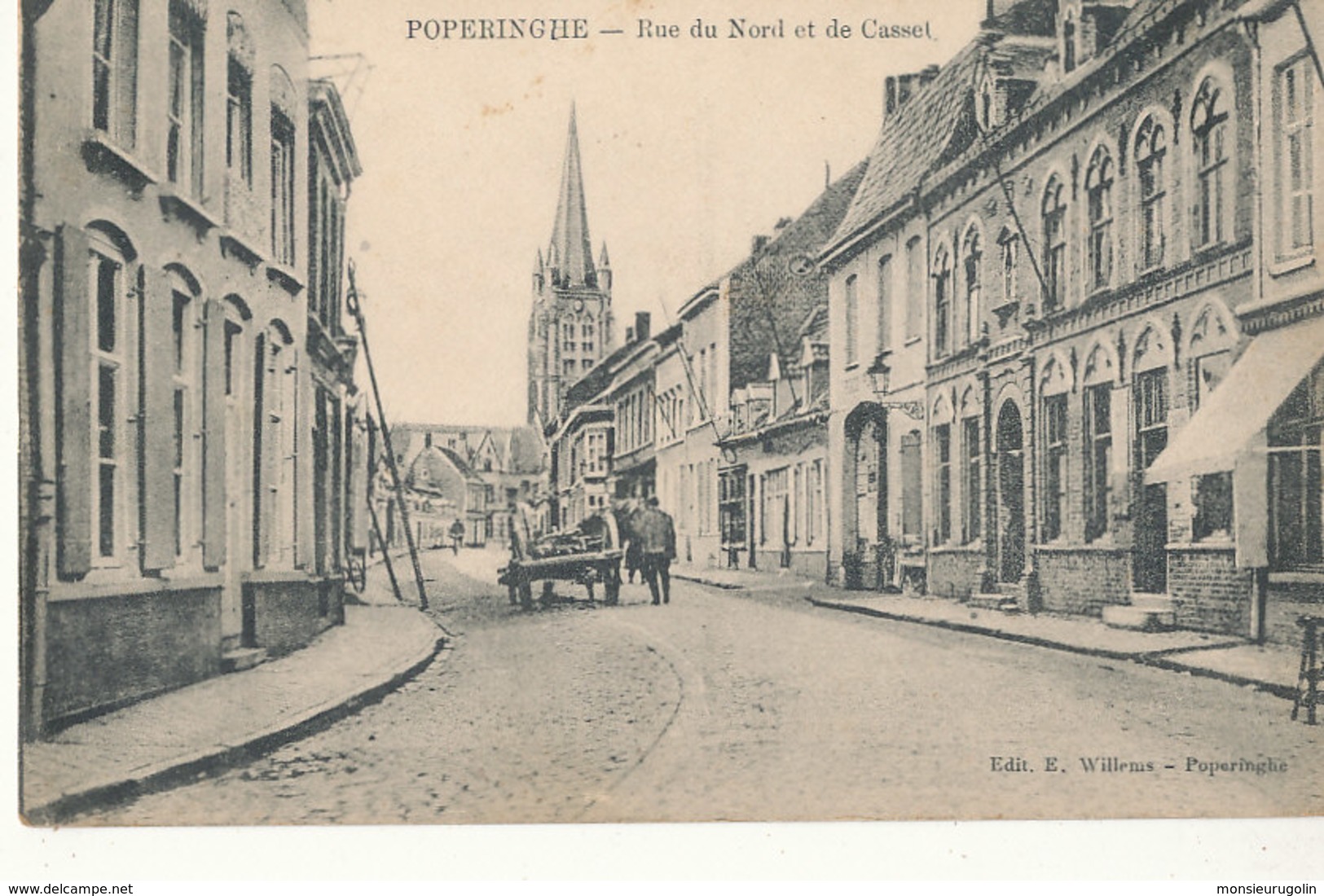 BELGIQUE )) POPERINGHE    Rue Du Nord Et De Cassel - Autres & Non Classés