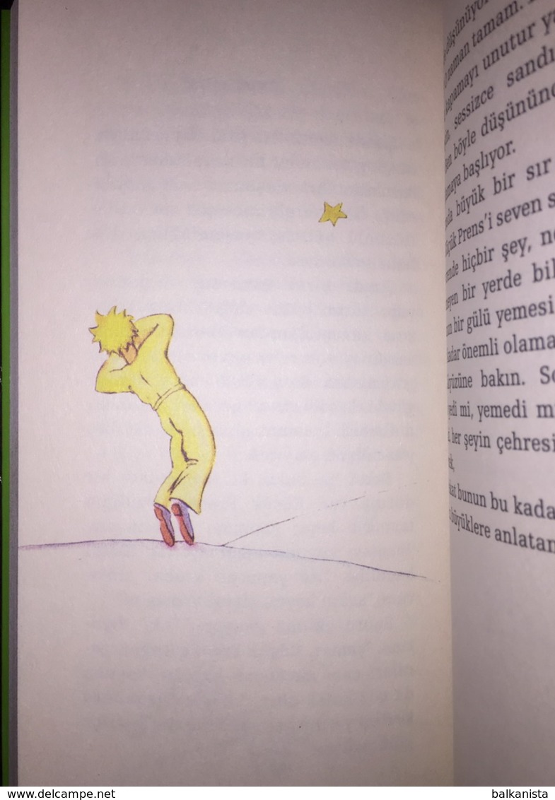 LITTLE PRINCE Saint Exupery TURKISH LANGUAGE COLORED PRINT Ahmet Muhip Dranas