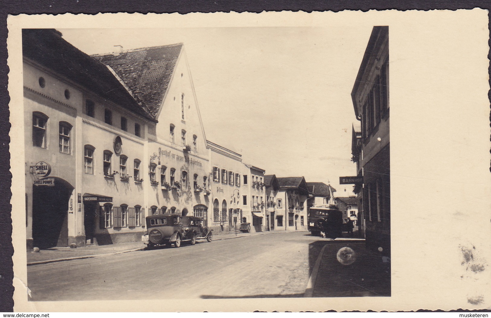 Germany Deutsches Reich PPC Wolfratshausen Gasthof WOLFRATSHAUSEN 1937 Echte Real Photo Véritable (2 Scans) - Wolfratshausen